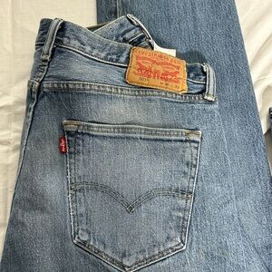 Levi's Men's Light Blue Straight Jeans